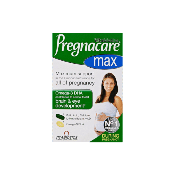 أقراص فيتابيوتيكس بريجناكير ماكس - Vitabiotics Pregnacare Max Tablets