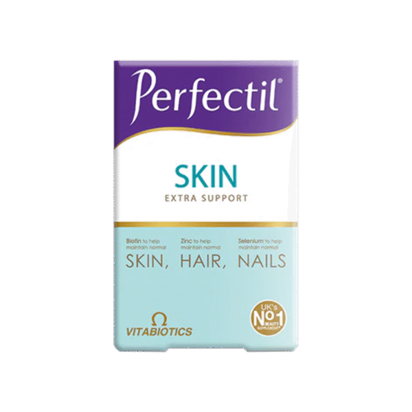 اقراص برفكتيل بلس للشعر عدد 56 قرص Perfectil Skin Plus Extra Support