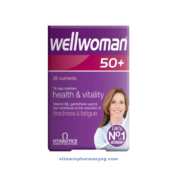 اقراص فيتامين ويل ومان 50+ للنساء 30 قرص - Wellwoman 50+ Vitamin 30 Tablets