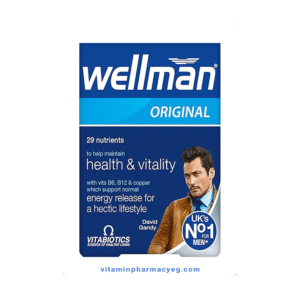 اقراص فيتامين ويلمان اورجينال للرجال 30 قرص - Wellman Original Men's Vitamin Tablets 30 Tablets