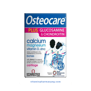 اوستيوكير بلس كالسيوم مع جلوكوزامين للحفاظ على صحة العظام عدد 60 قرص - Osteocare Plus Calcium with Glucosamine for Bone Health 60 Tablets