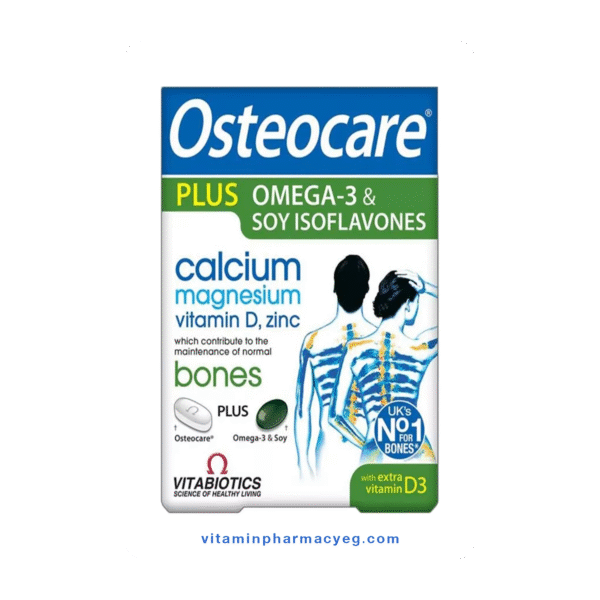 اوستيوكير بلس كالسيوم و اوميجا عدد 84 قرص - Osteocare Plus Calcium & Omega 84 Tablets
