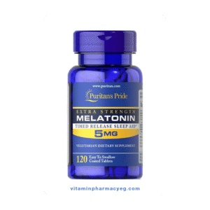 بيورتان برايد ميلاتونين 120 قرص/تركيز 5 مجم - Puritan's Pride Melatonin 120 Tablets - 5 mg