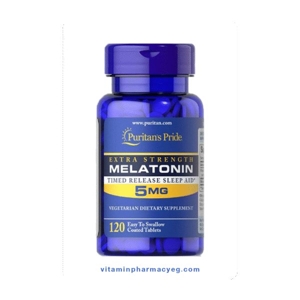 بيورتان برايد ميلاتونين 120 قرص/تركيز 5 مجم - Puritan's Pride Melatonin 120 Tablets - 5 mg
