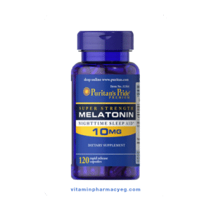 بيورتان برايد ميلاتونين 120قرص/تركيز 10 مجم - Puritan's Pride Melatonin 60 Tablets - 10 mg (Copy)
