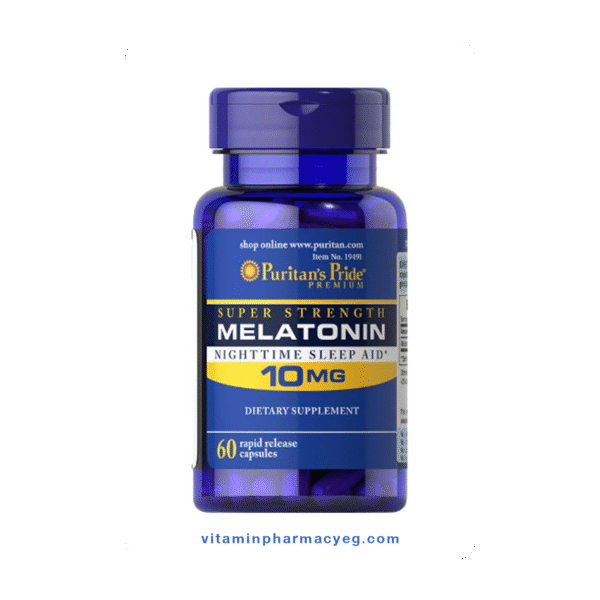 بيورتان برايد ميلاتونين 60 قرص - تركيز 10 مجم - Puritan's Pride Melatonin 60 Tablets - 10 mg