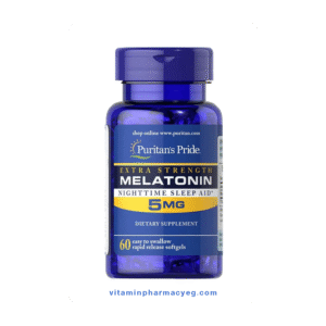 بيورتان برايد ميلاتونين 60قرص/تركيز 5 مجم - Puritan's Pride Melatonin 60 Tablets - 5 mg