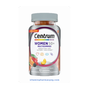 سنتروم سيلفر 50+ للنساء بطعم الفواكهة 80 قطعة مضغ - Centrum Silver 50+ for Women Fruit Flavor 80 Chewables