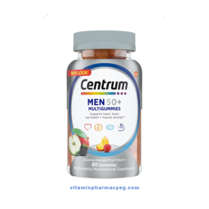سنتروم سيلفر 50+ مضغ بطعم الفواكهة للرجال 100 قطعة - Centrum Silver 50+ Fruit Flavored Chewables for Men 100 Count