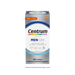 سنتروم سيلفر 50+ للرجال 100 قرص - Centrum Silver 50+ for Men 100 Tablets