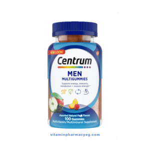 سنتروم مضغ بطعم الفواكهة للرجال 170قطعة - Centrum Men Fruit Flavour Chewables 170 Count