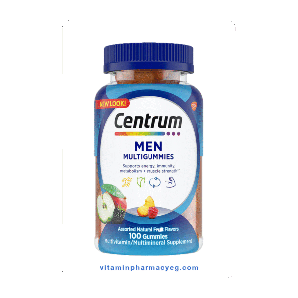 سنتروم مضغ بطعم الفواكهة للرجال 170قطعة - Centrum Men Fruit Flavour Chewables 170 Count