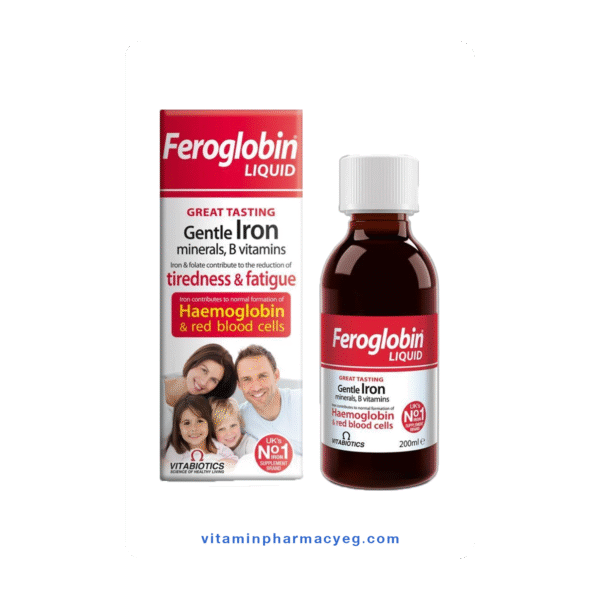 شراب فيروجلوبين مكمل غذائي لصحة الجسم و المناعة - 200 ملي - Ferro-Globin Syrup, a nutritional supplement for body health and immunity - 200 ml