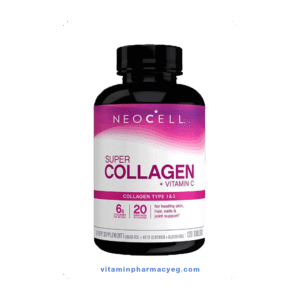 نيوسيل سوبر كولاجين بلس مع فيتامين سي 120 قرص - Neocell Super Collagen Plus with Vitamin C 120 Tablets