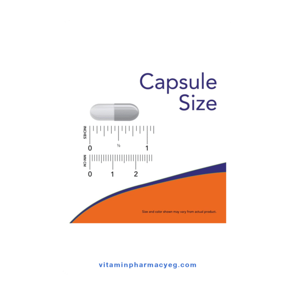 شكل الكبسوله صورة عبوة NOW Inositol 500 mg