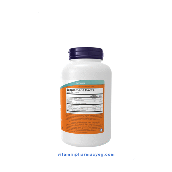 supplement SILICA COMPLEX 180 TAB NOW – مكمل سيليكا طبيعي من شركة NOW لتحسين صحة الشعر والبشرة والعظام