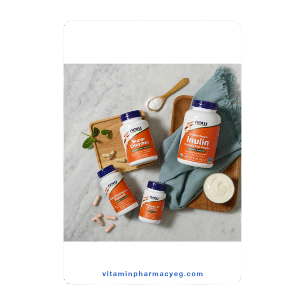 SUPER ENZYMES 90 CAP NOW – مكمل إنزيمات هاضمة لتحسين الهضم وصحة المعدة من NOW