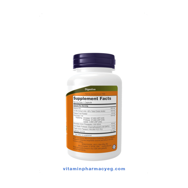 supplement SUPER ENZYMES 90 CAP NOW – مكمل إنزيمات هاضمة لتحسين الهضم وصحة المعدة من NOW