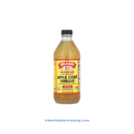 Bragg Organic Apple Cider Vinegar - زجاجة خل التفاح العضوي من براغ مع الأم لدعم الهضم