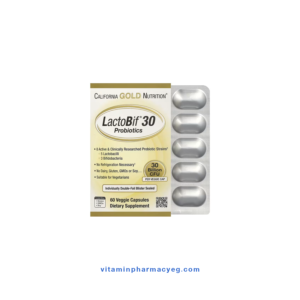 الرئيسية 9 California Gold Nutrition LactoBif® 30 Probiotics - بروبيوتيك لاكتوبيف، عبوة 60 كبسولة نباتية