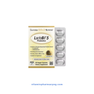 الرئيسية 8 California Gold Nutrition LactoBif® 5 Probiotics - بروبيوتيك لاكتوبيف 5 مليار - 60 كبسولة