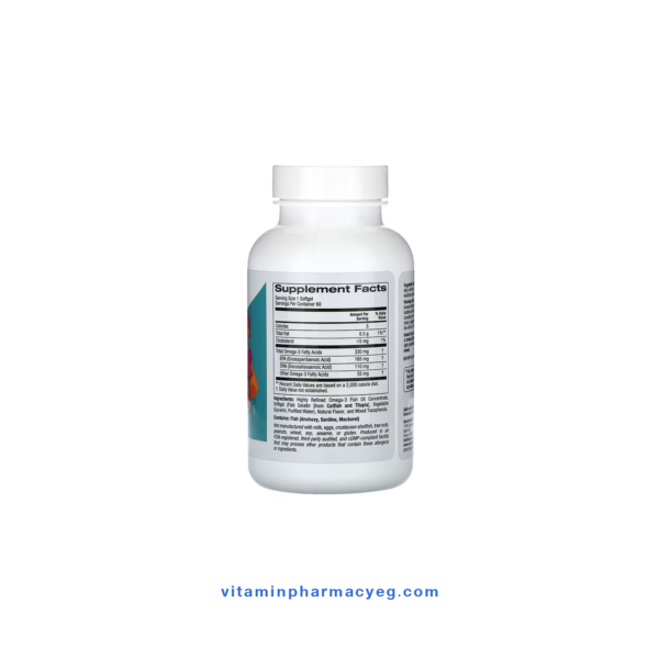 جدول الحقائق الغذائية لـ California Gold Nutrition Vitamin D3 50,000 IU