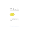 توضيح حجم كبسولة California Gold Nutrition Vitamin D3 (Softgel).